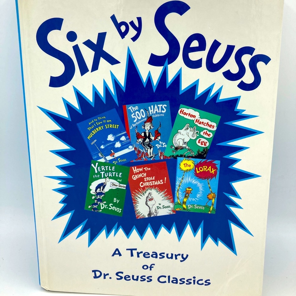 Six by Seuss - Six stories by Dr Seuss Grinch Lorax Children’s Book Hardcover